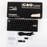 CIDOO C60 Hall Effect Wired Hot-swappable Gaming Keyboard mechkeysshop 