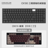 Coolkiller CK100 Low Profile Mechanical Keyboard Wireless mechkeysshop Blueberry Low-profile Switch‌ Black Anodized Rum Keycap Yes