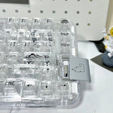 CoolKiller CK75 Polar Bear Transparent Three Mode Mechanical Keyboard mechkeysshop 