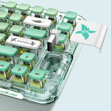 CoolKiller CK75 Transparent Three Mode Mechanical Keyboard mechkeysshop 