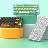 CoolKiller CK75 Transparent Three Mode Mechanical Keyboard mechkeysshop 