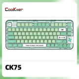 CoolKiller CK75 Transparent Three Mode Mechanical Keyboard mechkeysshop 