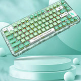 CoolKiller CK75 Transparent Three Mode Mechanical Keyboard mechkeysshop 