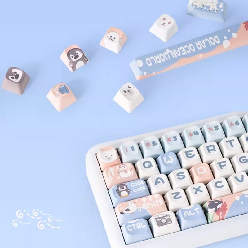 CoolKiller Polar Theme CSA Profile Keycaps Set – mechkeysshop