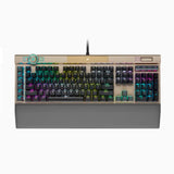 CORSAIR K100 RGB Optical Mechanical Gaming Keyboard mechkeysshop Gold CORSAIR OPX 