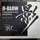 D-GLOW YING Smooth Controllable Durable Glass Mousepad mechkeysshop 