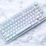 DAREU A75HE Full Aluminium Alloy Magnetic Switch Mechanical Keyboard mechkeysshop A75HE White Magnetic Jade PRO 