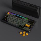 DAREU A84PRO Aluminium Alloy Three Mode Mechanical Keyboard mechkeysshop Black Sky V3 