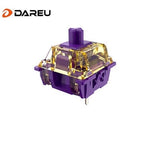 DAREU Sky Series/Violet Gold Keyboard Switches mechkeysshop Violet Gold (Transparent) 20 pcs 