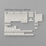 KBDfans Beluga Whale Cherry Profile PBT Blank Keycaps