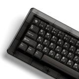 DOMIKEY Obsidian Transparent Cherry Keycaps Set mechkeysshop 