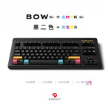 DOMIKEY SA WOB Black on White Keycap Set mechkeysshop 