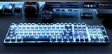 DURGOD K320/K310 White Light Mechanical Keyboard mechkeysshop 