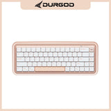 DURGOD S230 Low Profile Mechanical Keyboard mechkeysshop Beige 