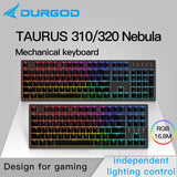 DURGOD Taurus 310 Nebula RGB Mechanical Keyboard mechkeysshop 