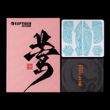 Esports Tiger Oriole Series VGN Mouse Grip Tape mechkeysshop For F1 PRO/PRO MAX/MOBA Blue 