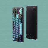 EWEADN X87 Gasket 10000mAh Mechanical Keyboard mechkeysshop X87-Cyan Latte Switch 