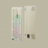 EWEADN X87 Gasket 10000mAh Mechanical Keyboard mechkeysshop X87-Green Grey Latte Switch 
