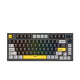 FANTECH MAXFIT81 MK910 VIBE Edition Mechanical Keyboard mechkeysshop Black Yellow Gateron Yellow 