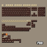 FBB AS50D Marshall Speaker Theme Cherry Profile Keycaps Set mechkeysshop AS50D-Brown 