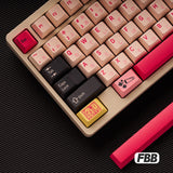 FBB Biker Girl Cherry Profile Keycaps Set mechkeysshop 