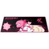 FBB Biker Girl Cherry Profile Keycaps Set mechkeysshop Black desk mat 