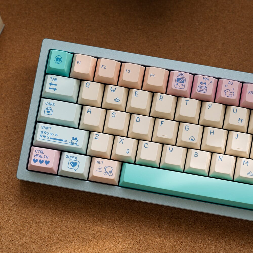 FBB Digital Pet PBT Cherry Profile Pixel Style Keycaps Set – mechkeysshop