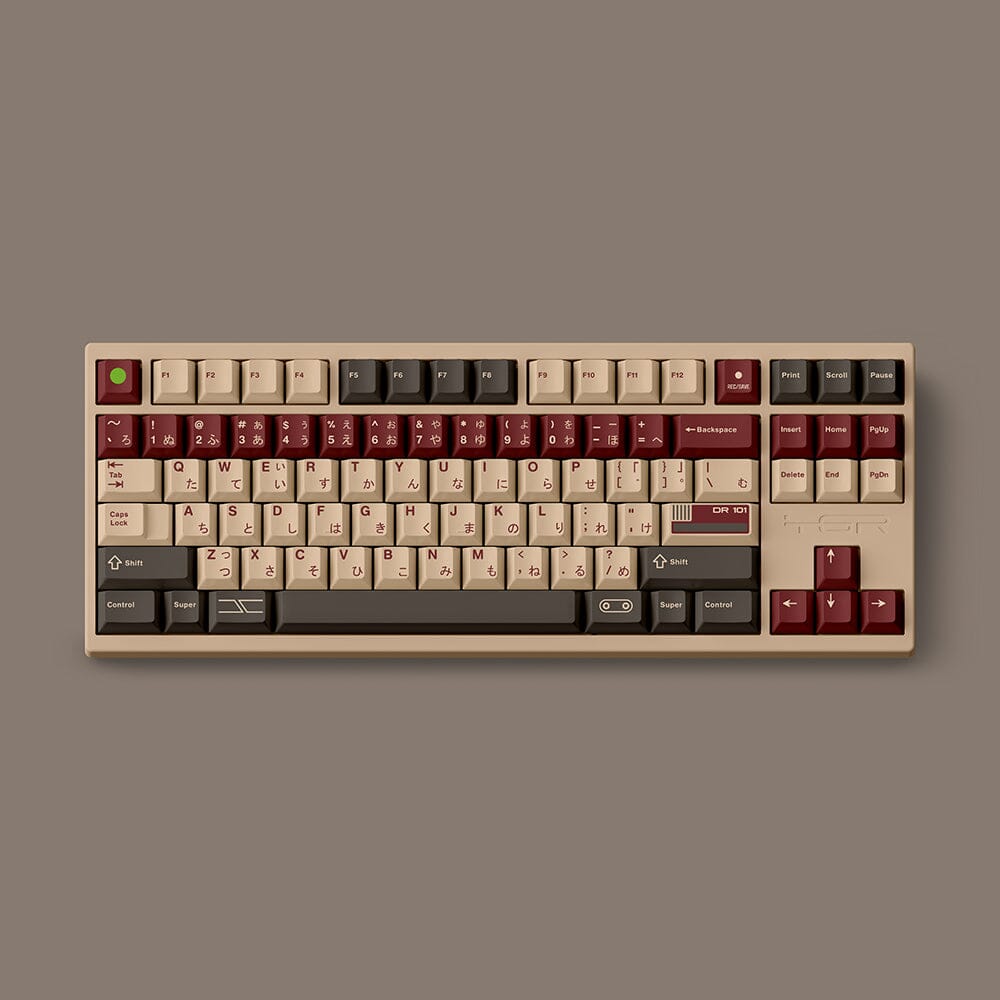 FBB DR101 Retro PBT Cherry Profile Keycaps Set – mechkeysshop