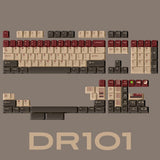FBB DR101 Retro PBT Cherry Profile Keycaps Set mechkeysshop DR101 