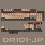 FBB DR101 Retro PBT Cherry Profile Keycaps Set