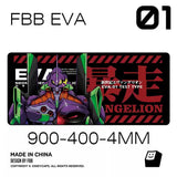FBB EVA01 Cherry Profile PBT 1.7mm Purple Keycaps Set mechkeysshop EVA Mousepad B 