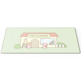 FBB Flower Shop Cherry Profile PBT Keycaps Set mechkeysshop Desk mat 90-40cm 