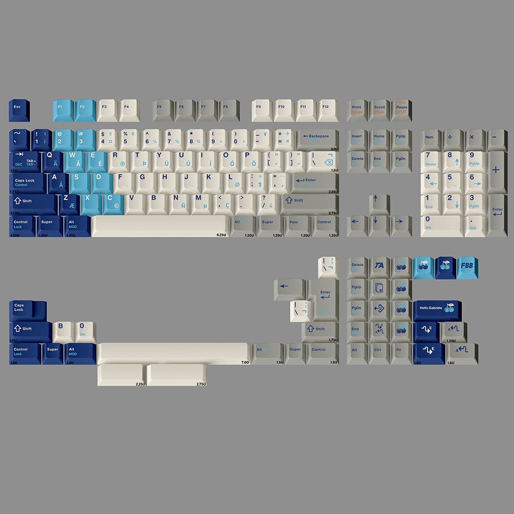 FBB GB Retro PBT Cherry Profile Keycaps Set – mechkeysshop