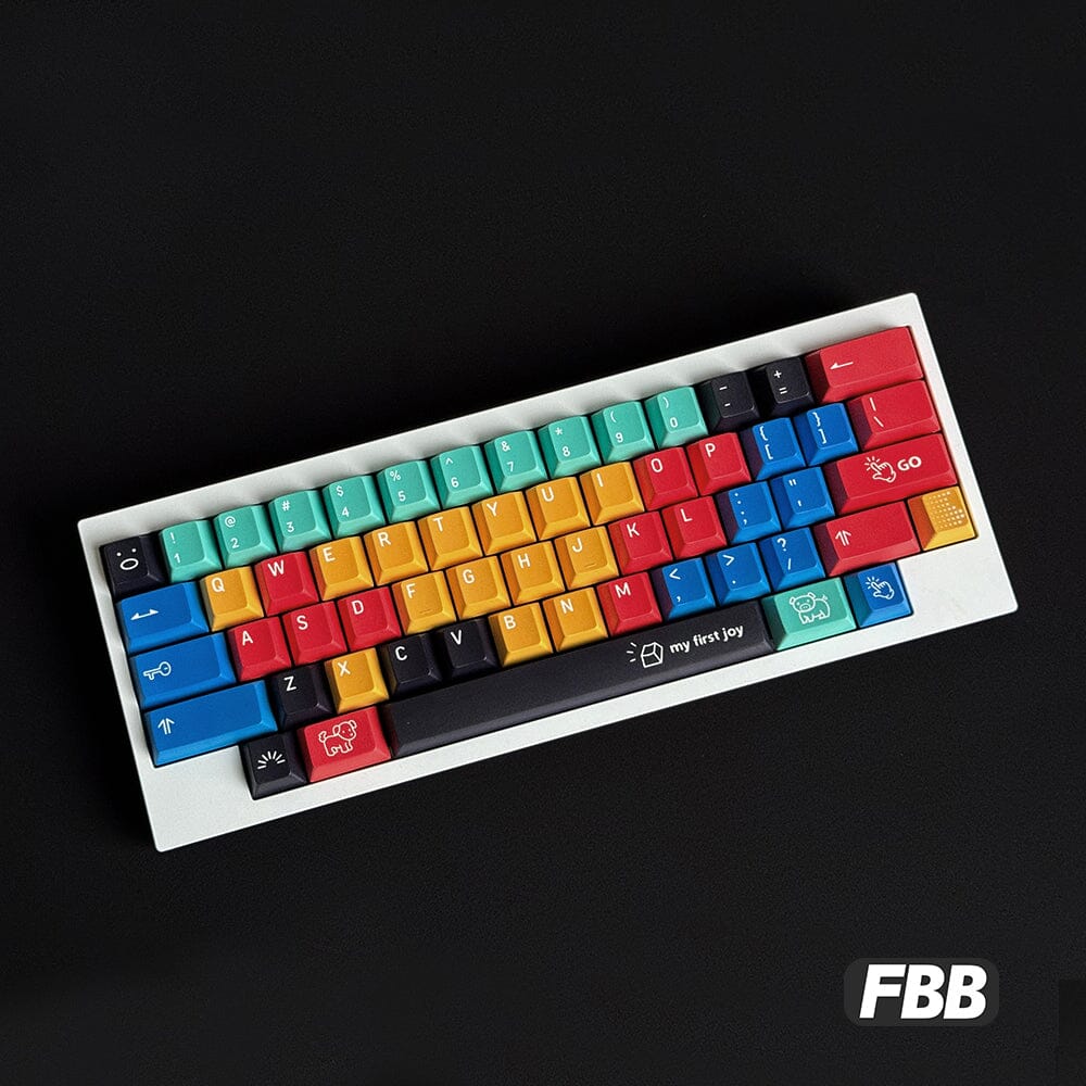 FBB My First Joy PBT Cherry Profile Keycaps Set – mechkeysshop