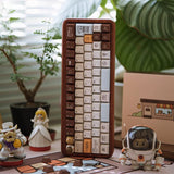 FBB Otter Coffee PBT Cherry Profile Keycaps Set mechkeysshop 