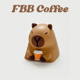 FBB Otter Coffee PBT Cherry Profile Keycaps Set mechkeysshop Artisan Keycap 2 