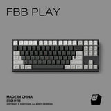 FBB Play Minimalist Style Cherry Profile PBT Keycaps Set mechkeysshop 