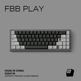 FBB Play Minimalist Style Cherry Profile PBT Keycaps Set mechkeysshop 