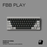 FBB Play Minimalist Style Cherry Profile PBT Keycaps Set mechkeysshop 
