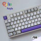 FBB Retro Purple PBT Cherry Profile Keycaps Set mechkeysshop 