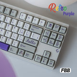 FBB Retro Purple PBT Cherry Profile Keycaps Set mechkeysshop 