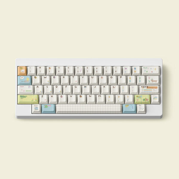 FBB Scrapbook Cherry Profile Keycaps Set – mechkeysshop