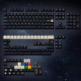 FBB SFC PBT Retro Cherry Profile Keycaps Set mechkeysshop Black keycaps 