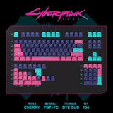 Titan Nation Cyberpunk Cherry Profile Side-printed Keycaps Set