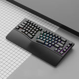 FEKER Alice80 RGB Gasket Mechanical Keyboard mechkeysshop Three mode Black Peach Silent Switch 