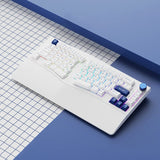 FEKER Alice80 RGB Gasket Mechanical Keyboard mechkeysshop Three mode White Peach Silent Switch 