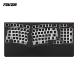 FEKER Alice98pro VIA Hot-swappable Mechanical Keyboard mechkeysshop Black Kit Wired(with wrist rest) None