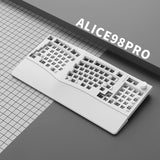FEKER Alice98pro VIA Hot-swappable Mechanical Keyboard mechkeysshop White Kit Three mode(with wrist rest) None