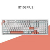 FEKER IK105/IK85 Series Gasket Mechanical Keyboard mechkeysshop IK105Plus White Mulan Switch