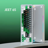 FEKER VTER JEET65 Aluminium Alloy HE Wired Mechanical Keyboard mechkeysshop JEET65 Green Magnetic Jade PRO 